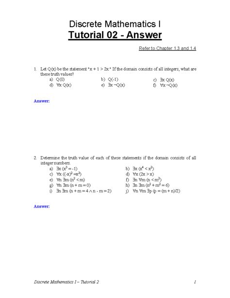 Image result for Discrete Math Course Revision Questions