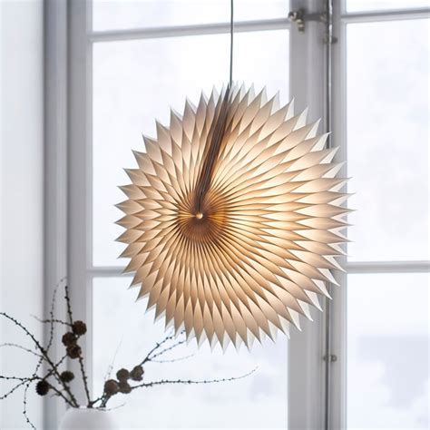 STRÅLA lamp shade, 3D-shapes/white - IKEA