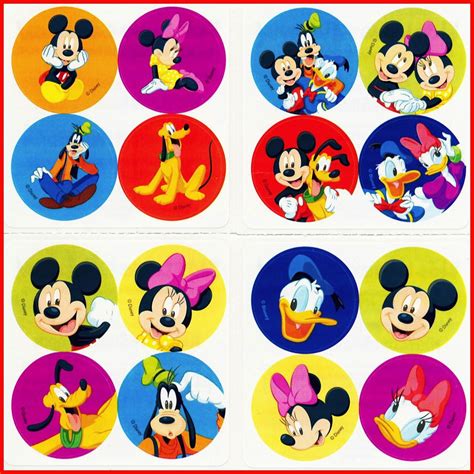 Mickey Mouse Printable Stickers