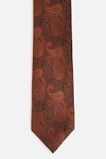 Van Heusen Ties and Bow Ties, Men Brown Embroidered Tie for Accessories ...