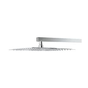 Elegant Casa Hexa Ultra Slim 304-Grade Stainless Steel Square Shower ...