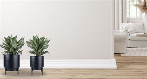 BEHOMA Hammered Metal Indoor Planter for Table Top and Floor | Living ...