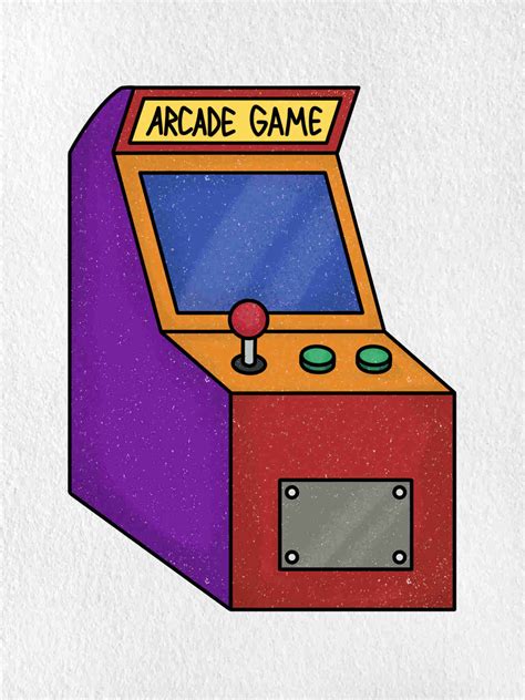 Arcade Machine Drawing