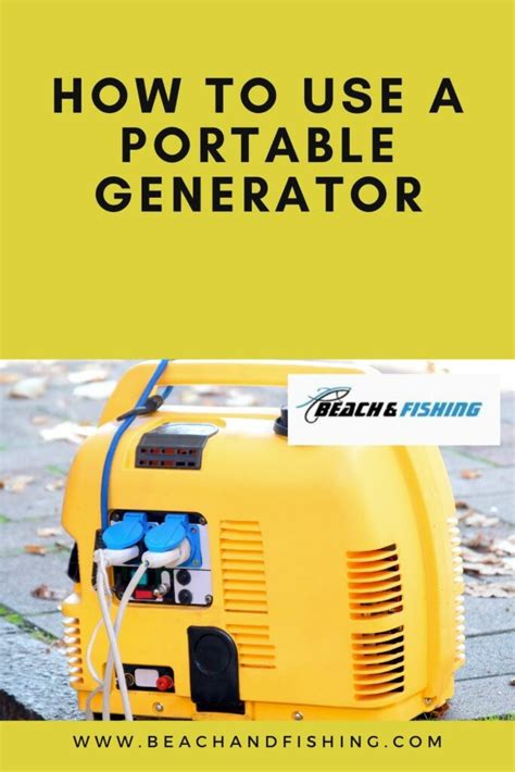 Image result for Using Portable Generator Camping