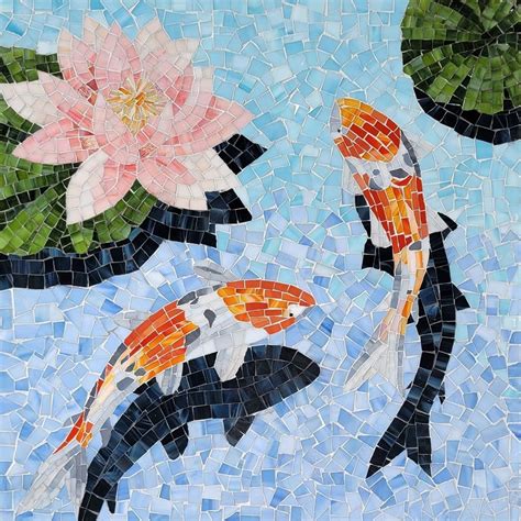 Tile Fish Mosaic: Elevate Your Space with Aquatic Beauty - Artsaics ...