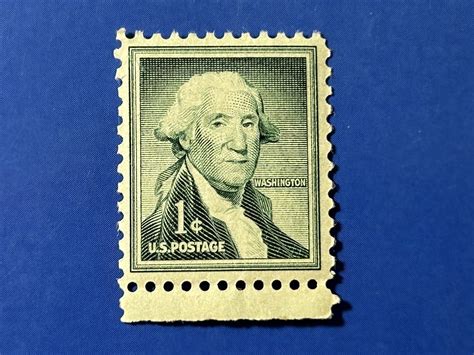 George Washington 1 Cent Stamp Green U.S. Postage Never Hinged (1) | eBay