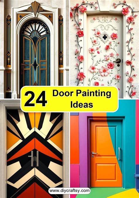 24 Creative Door Painting Ideas to Refresh Your Home