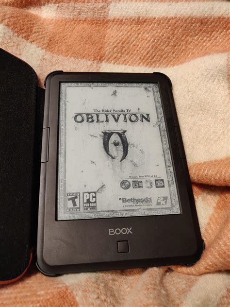 Finally found the perfect e-book screensaver : r/oblivion