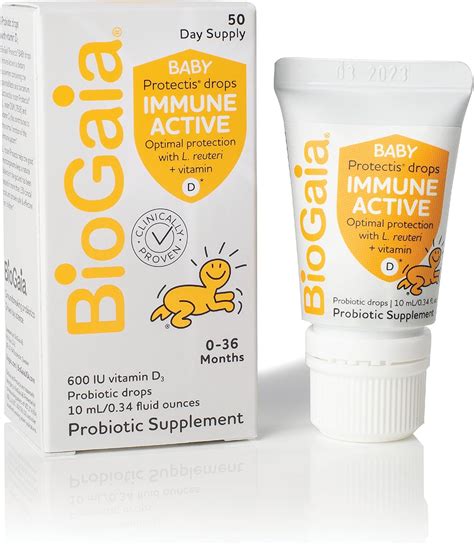 Amazon.com: BioGaia Protectis Immune Active Baby Probiotic Drops ...