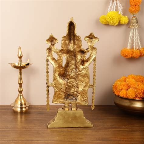 Brass Tirupati Balaji Statue - 18.5 inch – Budhshiv.com