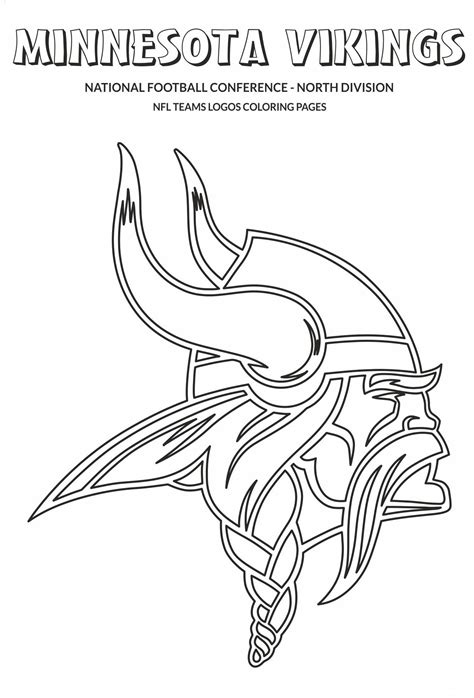 Printable minnesota vikings coloring pages pdf – Artofit