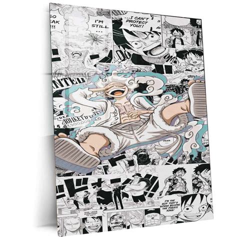 Monkey D. Luffy Gear 5 Metal Poster | Epic Transformation Art | One Pi ...