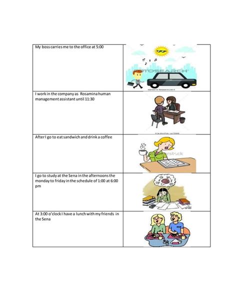 My Daily Routine Example 的图像结果