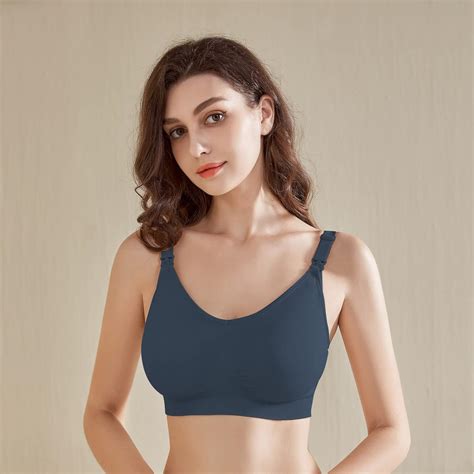 Buy Nursing Bras for Breastfeeding 3 Pack Seamless Maternity Bras ...