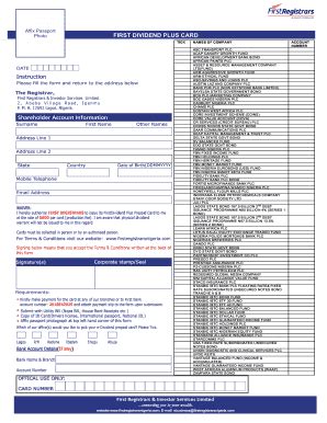 Fillable Online CLIENT UPDATE FORM AFFIX PASSPORT PICTURE HERE Fax ...
