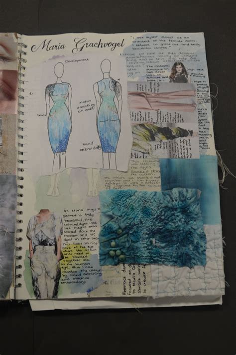 Textiles Sketchbook Examples 的图像结果
