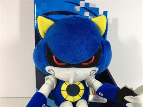 Metal Sonic Plush Sonic The Hedgehog Rare New TOMY 11" - Free Shipping ...