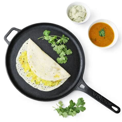 Vinod Legacy Cast Iron Dosa Tawa 28cm