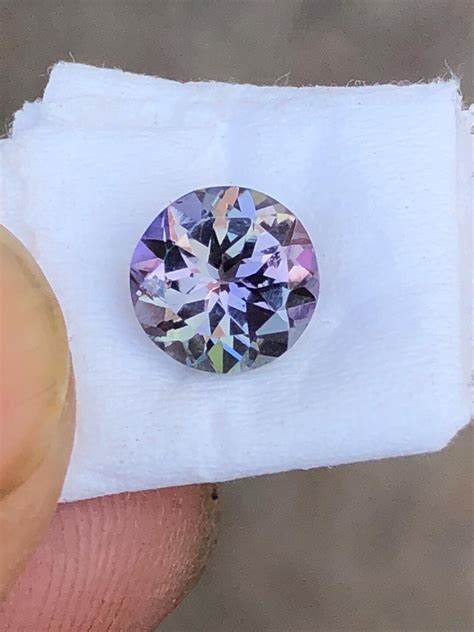 Buy Rare Pleochroism Unheated Zoisite Tanzanite Round Color Rarely ...