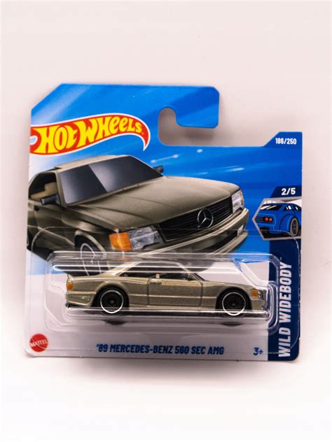 HOT WHEELS '89 Mercedes-Benz 560 SEC AMG Oliwkowy (CASE J 2025) UNIKAT! (00742990578540) • Cena ...