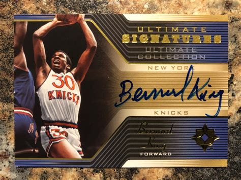 Download Bernard King Ultimate Signatures Card Wallpaper | Wallpapers.com