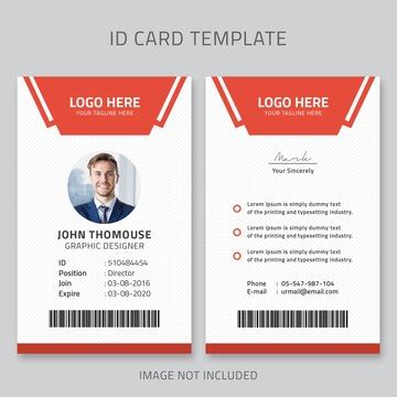 Clean id card template | Premium PSD