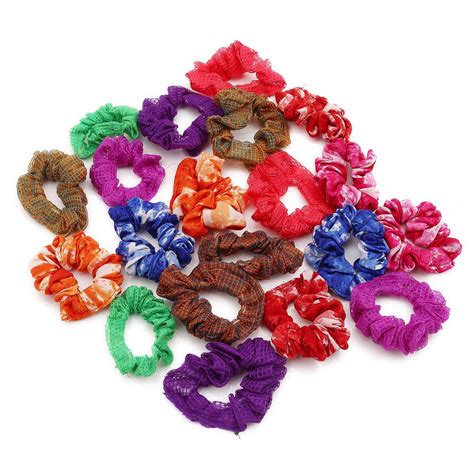 Sukkhi Modern Hair Rubber Cotton Fabric Scrunchies Band Hair ...