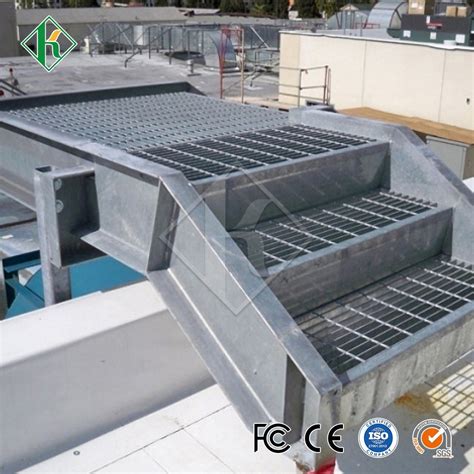 Kaiheng Metal Stair Tread Factory Metal Galvanized Steel Grating Stair ...