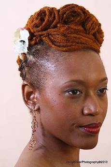 Updo Hairstyles For Dreadlocks by Brown Colored Dreadlock Updo Hairstyle Thirstyroots Updo Hairstyles For Dreadlocks