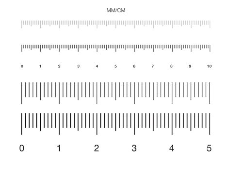 Ruler measuring scale markup for rulers vector illustration centimeters ...