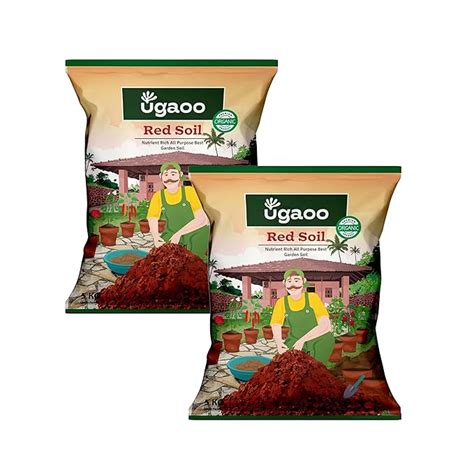UGAOO Garden Red Soil for All Vegetables, Fruits, Flowers, Trees shrubs ...