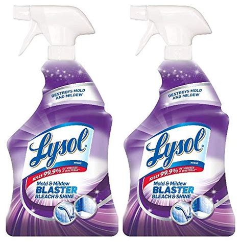 Lysol Mold & Mildew Remover, Foamer with Bleach, Bathroom Cleaner Spray ...