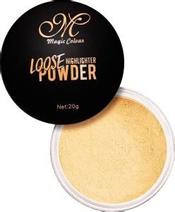 Magic Colour Highlighter Loose Powder with Powder Puff High Definition ...
