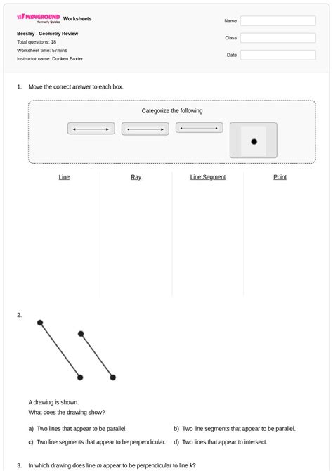 50+ Geometry worksheets for Class 4 on Wayground | Free & Printable