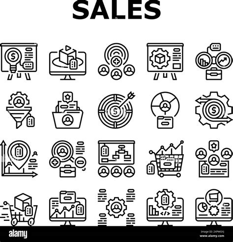 technical sales engineer service icons set vector Stock Vector Image & Art - Alamy