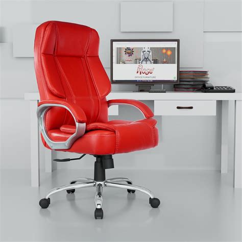 Rose Designer Chairs® SpaceX Leatherette Executive High Back Revolving ...