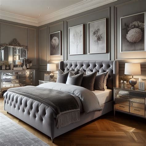 Grey Bedroom Elegant Grey Furniture | Grey bedroom decor, Silver and ...
