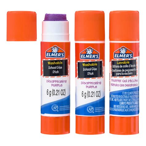 Elmer's® Disappearing Purple School Glue Stick, 3 Count | Michaels