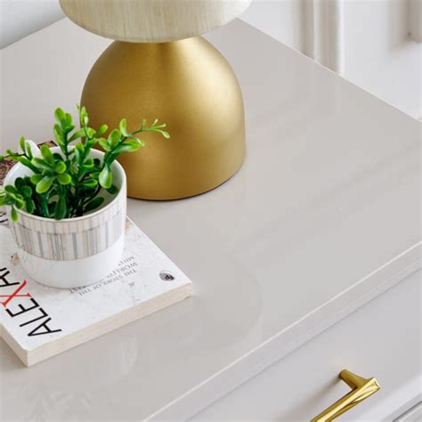 Buy Stellar Bedside Table with Drawers - Grey from Home Centre at just ...