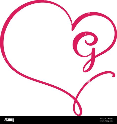 Vector Vintage floral monogram letter G. Calligraphy element logo ...