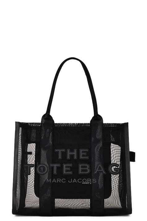 Marc Jacobs The Mesh Large Tote in Blackout | REVOLVE