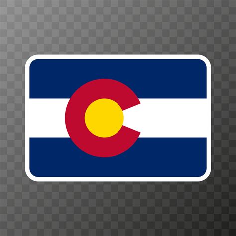 Colorado state flag. Vector illustration. 21554676 Vector Art at Vecteezy