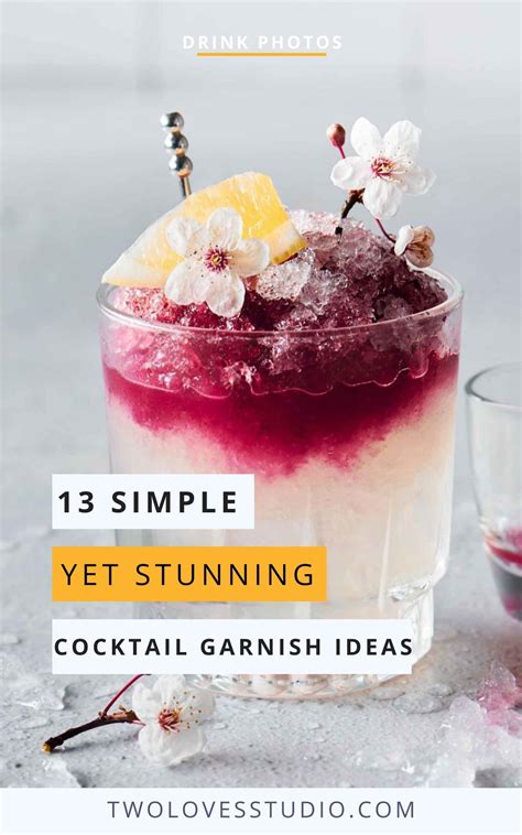 13 simple yet stunning cocktail garnish ideas for drinks photos – Artofit