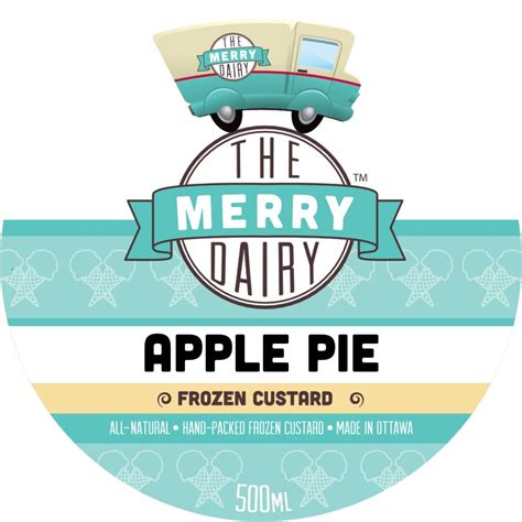 Apple Pie Frozen Custard • The Merry Dairy