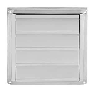 Maxmartt Dryer Vent Cover, Outdoor Louver Vent Hood, 100mm Stainless ...