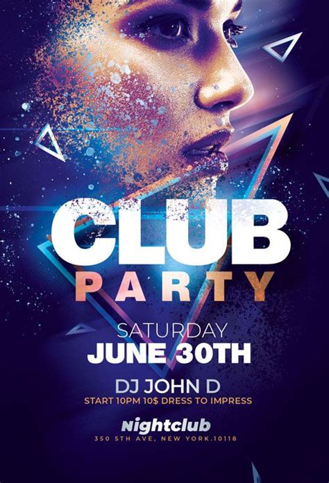 club poster design