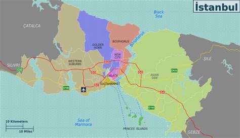 File:Istanbul districts map.png - Wikitravel