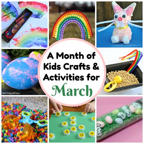 31 Days of March Crafts & Activities for Kids! - Where Imagination Grows