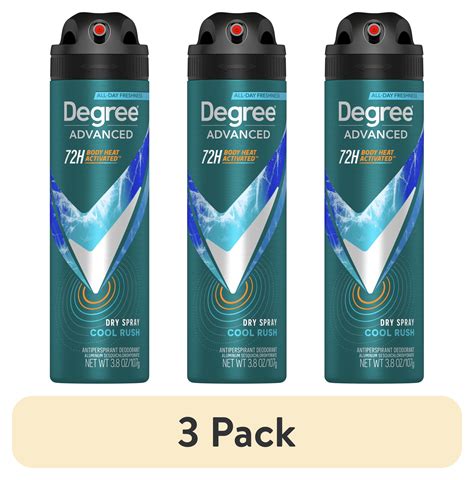 (3 pack) Degree Long Lasting Men's Antiperspirant Deodorant Dry Spray ...