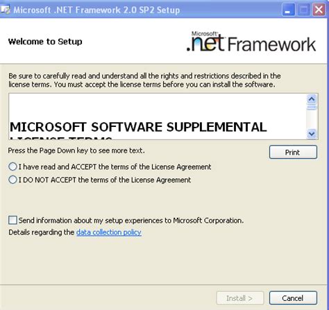 Install .Net Framework 2.0 的图像结果
